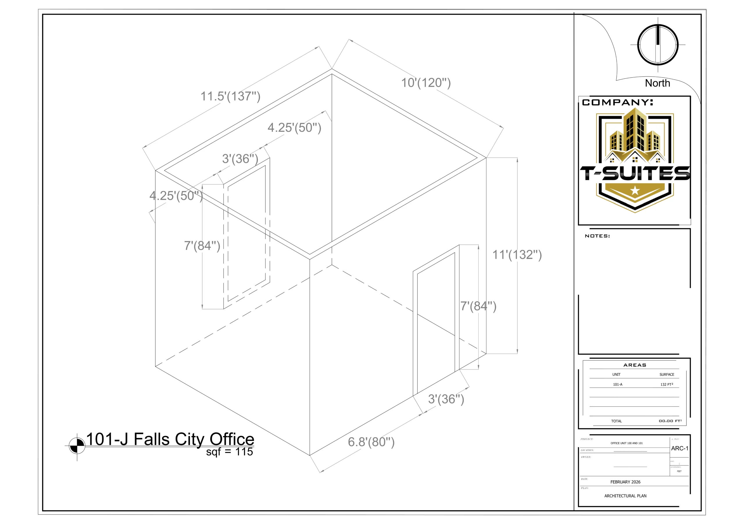 101-J Falls City Office